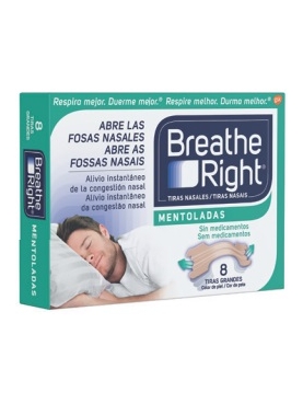 BREATHE RIGHT TIRA ADH NASAL BALSAMICA T- GDE 8